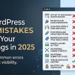 10 WordPress SEO mistakes business owners make in 2025 — fix checklist