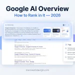 What is Google AI Overview and how to rank in it — SEO guide 2026