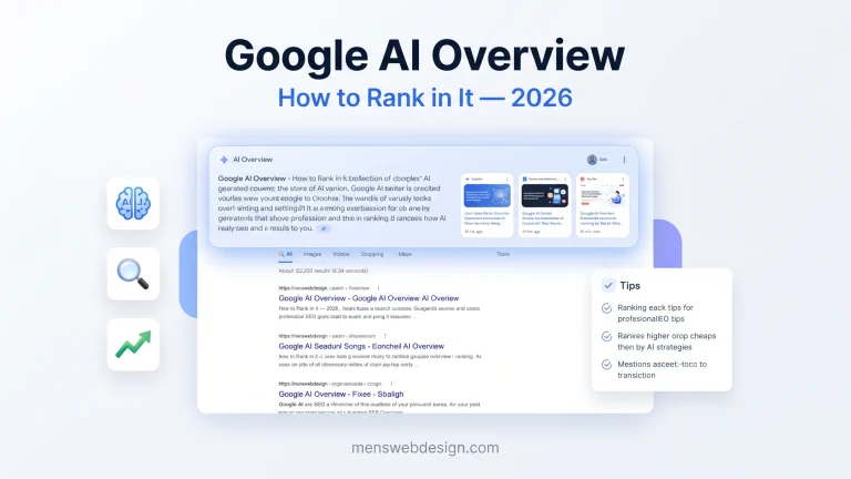 What is Google AI Overview and how to rank in it — SEO guide 2026
