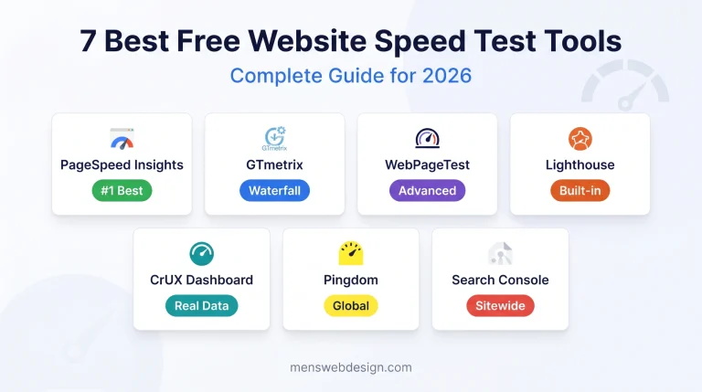 7 best free website speed test tools 2026 — how to check and fix your website loading speed